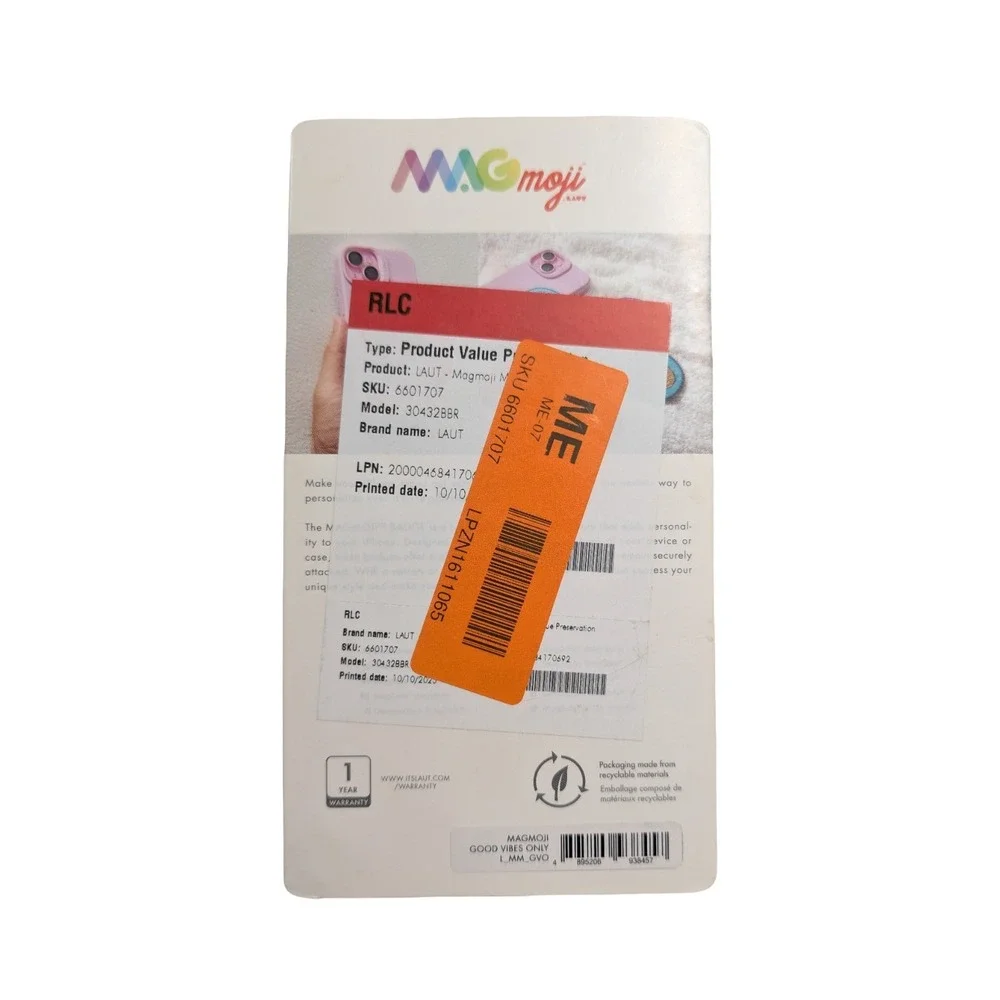 9-N Laut Magmoji‎ Badge/Patch - Magsafe Compatible - Good Vibes Only